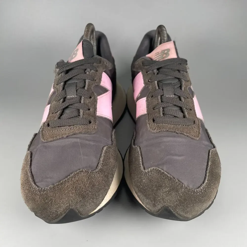 New Balance 237 Women's Size 9.5 Grey Pink Suede Casual Sneaker Comfort Shoe EUC